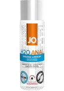 Jo H2o Anal Water Based Warming Lubricant 2oz
