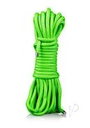Ouch Rope 10m/16 Strings Glow In The Dark - Green