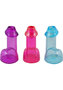 Penis Shooters Double Shot Glasses - Assorted Colors Counter Display (12 Per Display)
