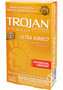 Trojan Condom Stimulations Ultra Ribbed Spermicidal Lubricant 12 Pack